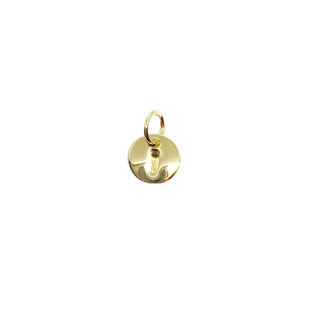 Mini Initial Letter Charm (18k Gold Filled)