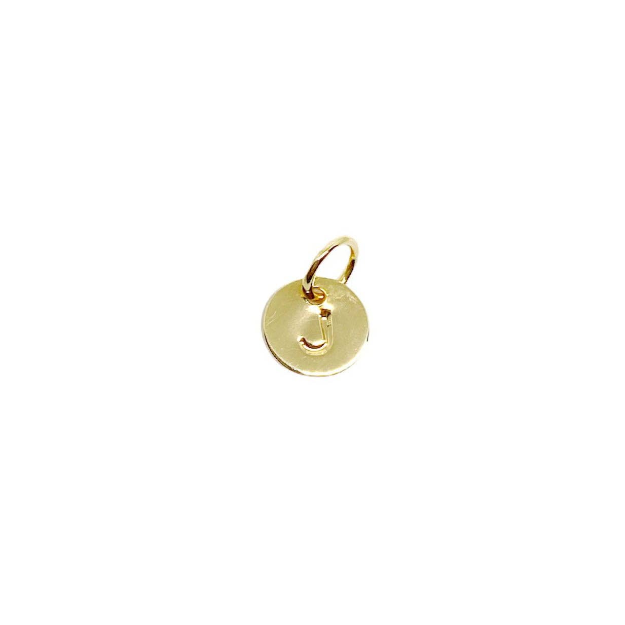 Mini Initial Letter Charm (18k Gold Filled)