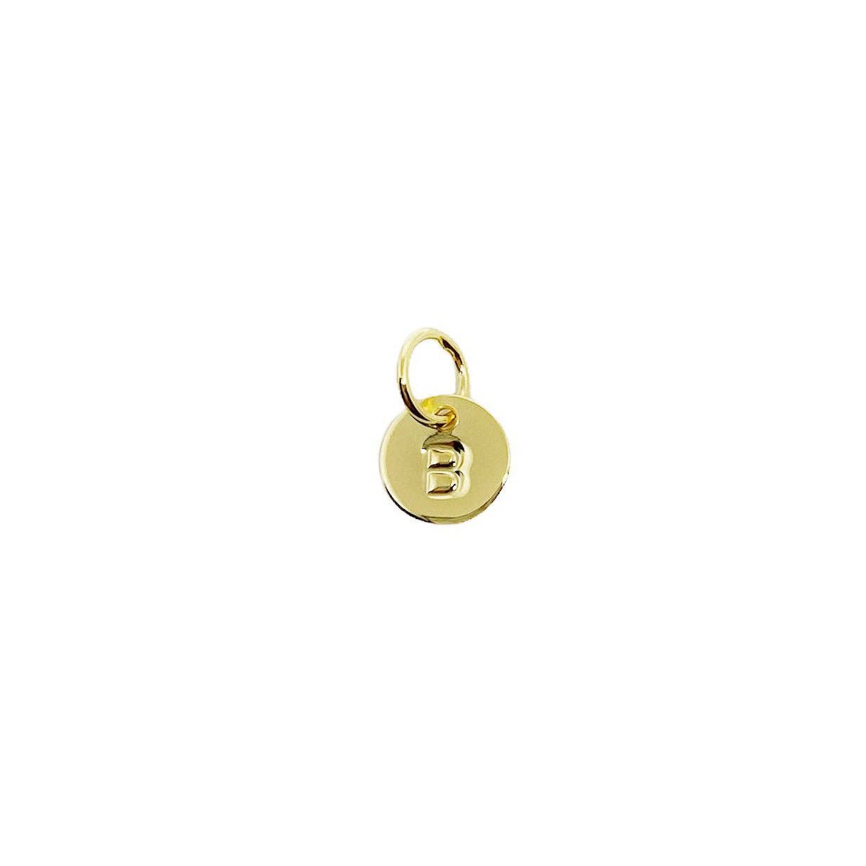 Mini Initial Letter Charm (18k Gold Filled)