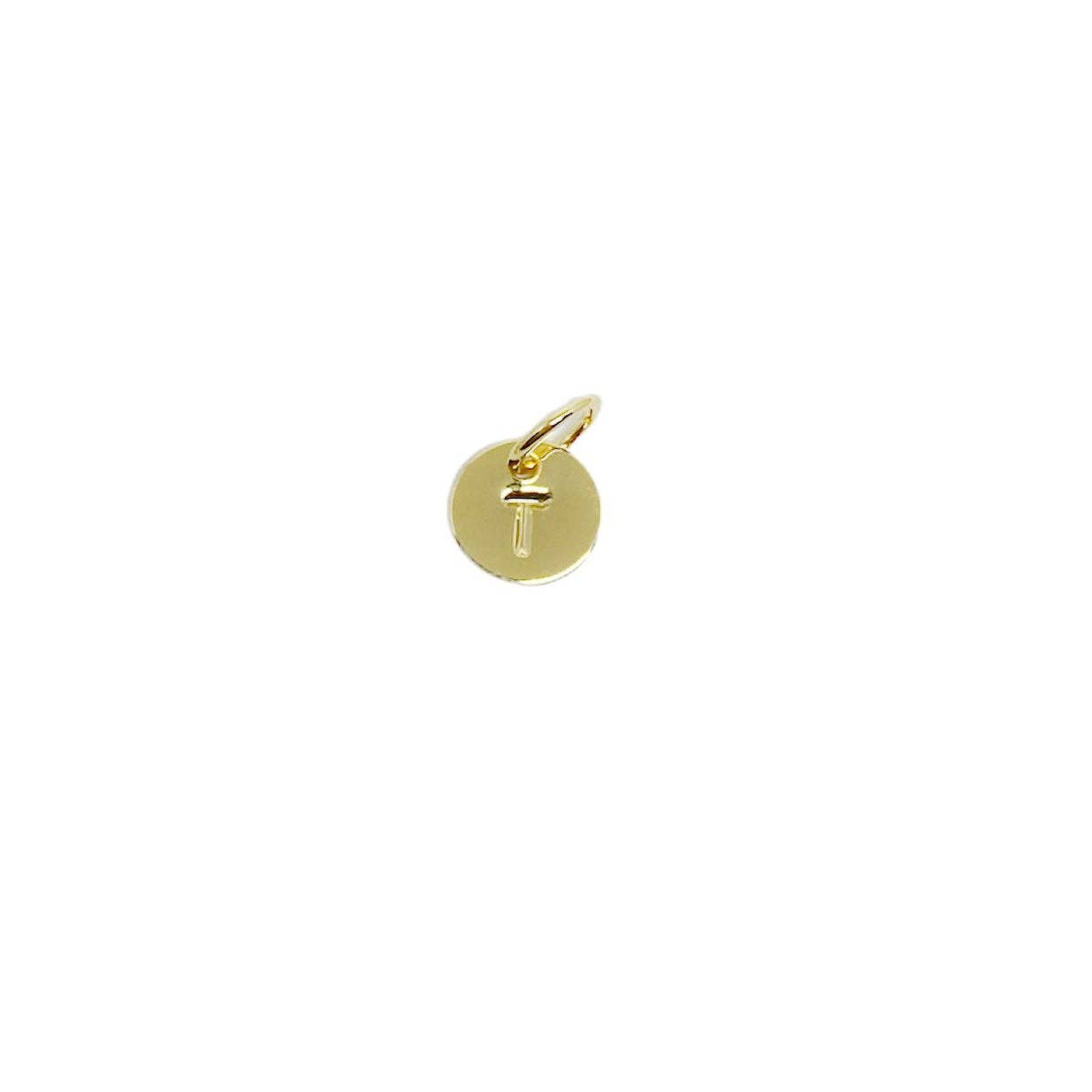 Mini Initial Letter Charm (18k Gold Filled)
