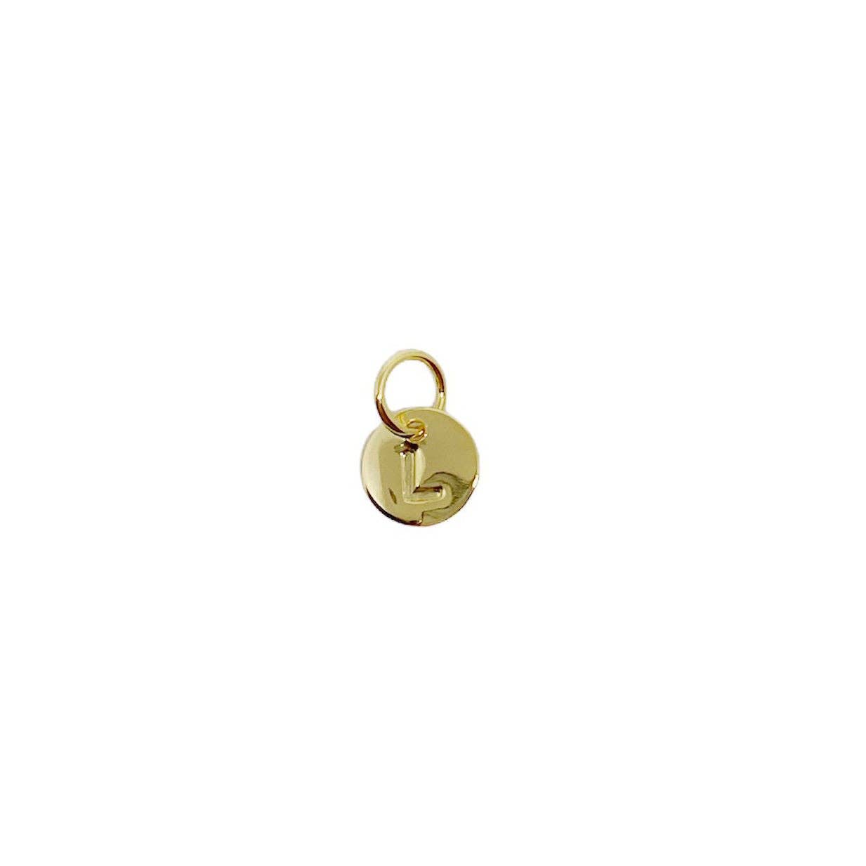 Mini Initial Letter Charm (18k Gold Filled)