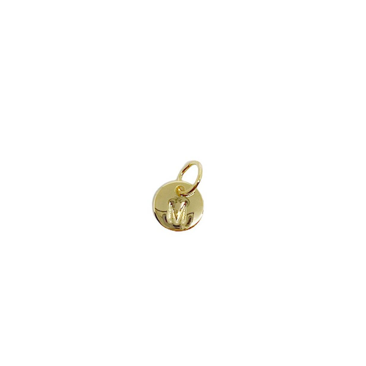 Mini Initial Letter Charm (18k Gold Filled)