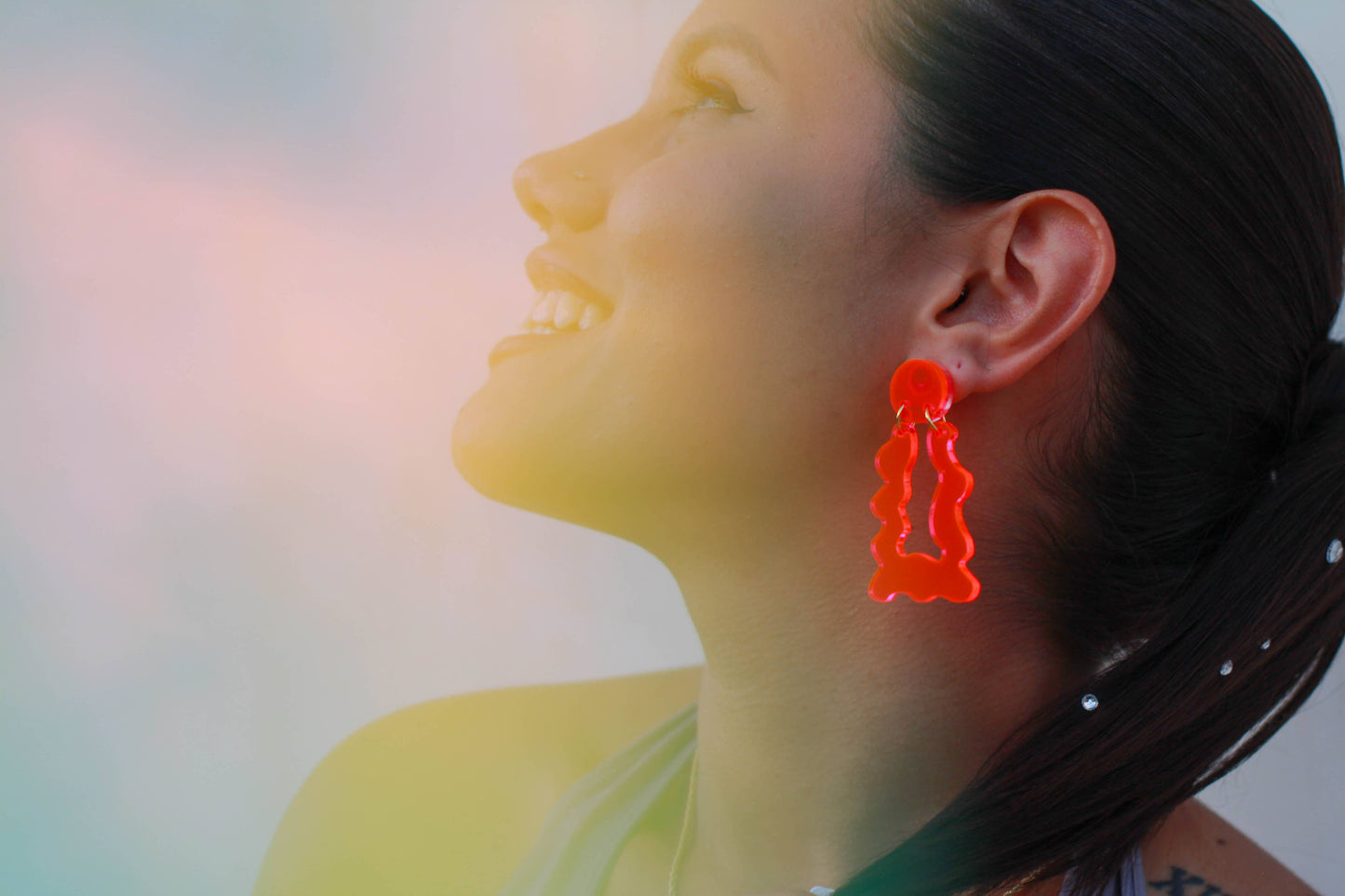 Wonky Door Knocker Earrings