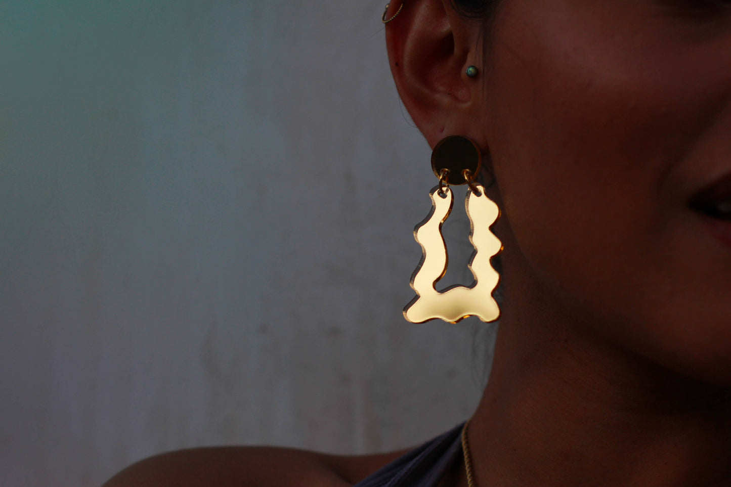 Wonky Door Knocker Earrings