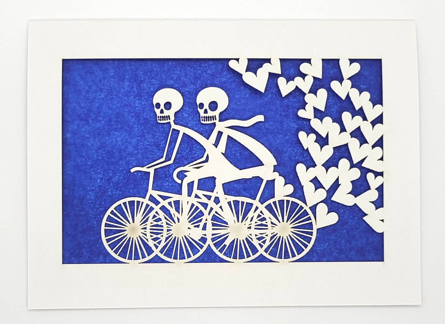 2 Calaveras on Bikes Card