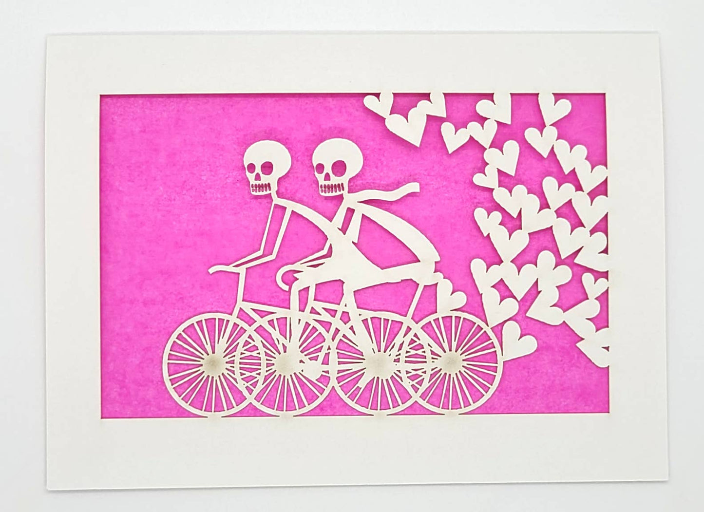 2 Calaveras on Bikes Card