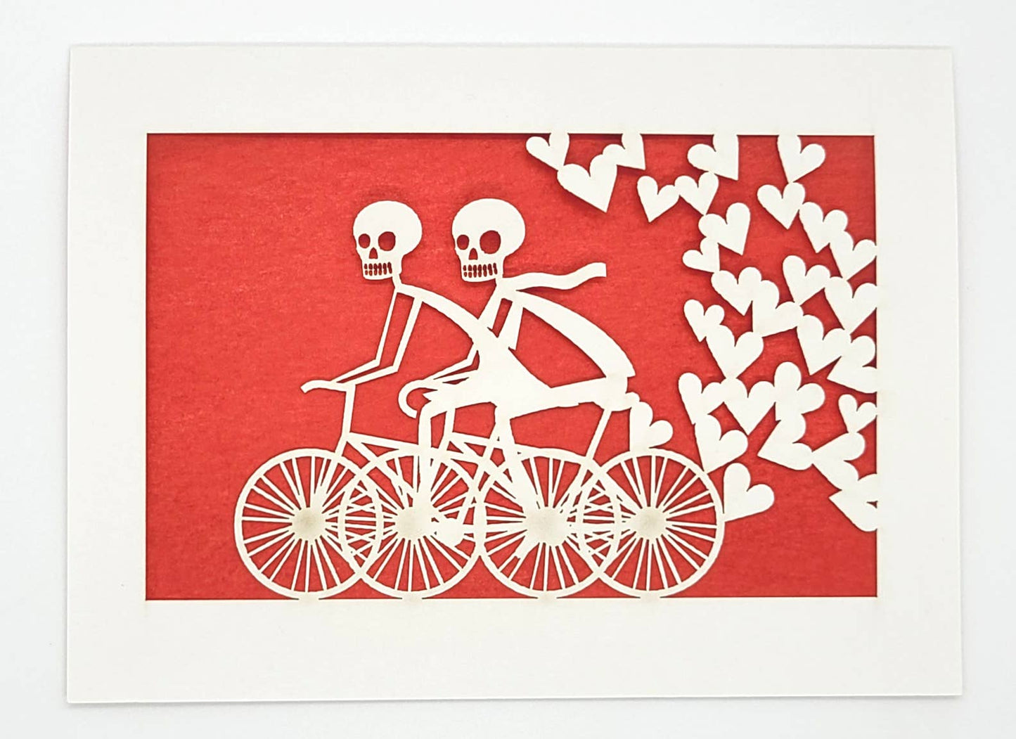 2 Calaveras on Bikes Card