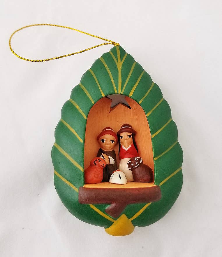Ceramic Leaf Ornament