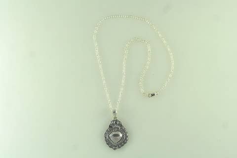 Sterling Silver Heart Necklace