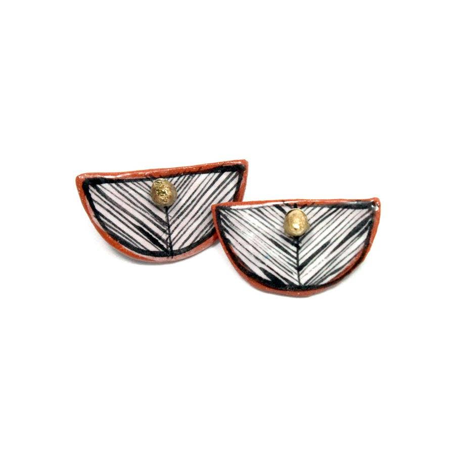 Fan Ear Jackets (Terra Cotta)