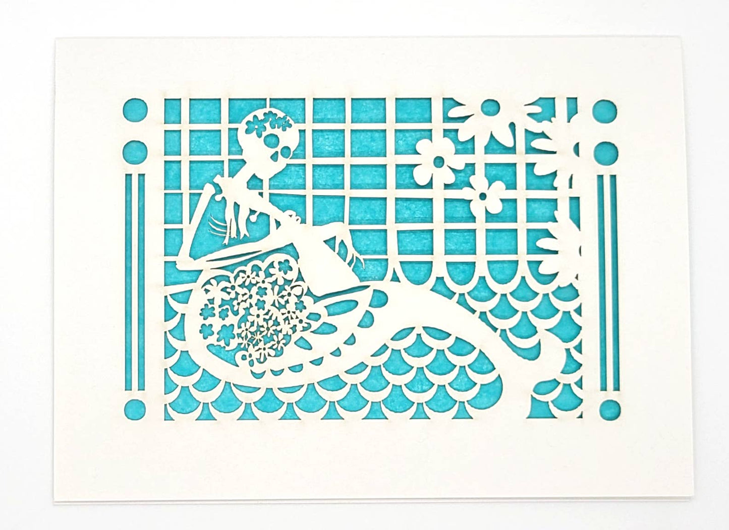Sirena with a Guitar Card