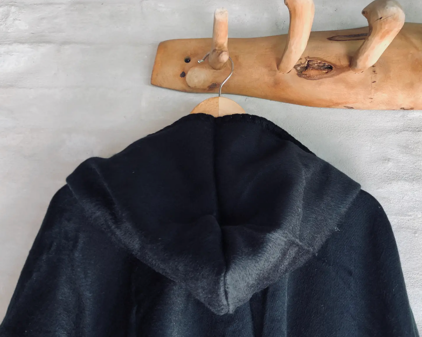 Hooded Alpaca Cape