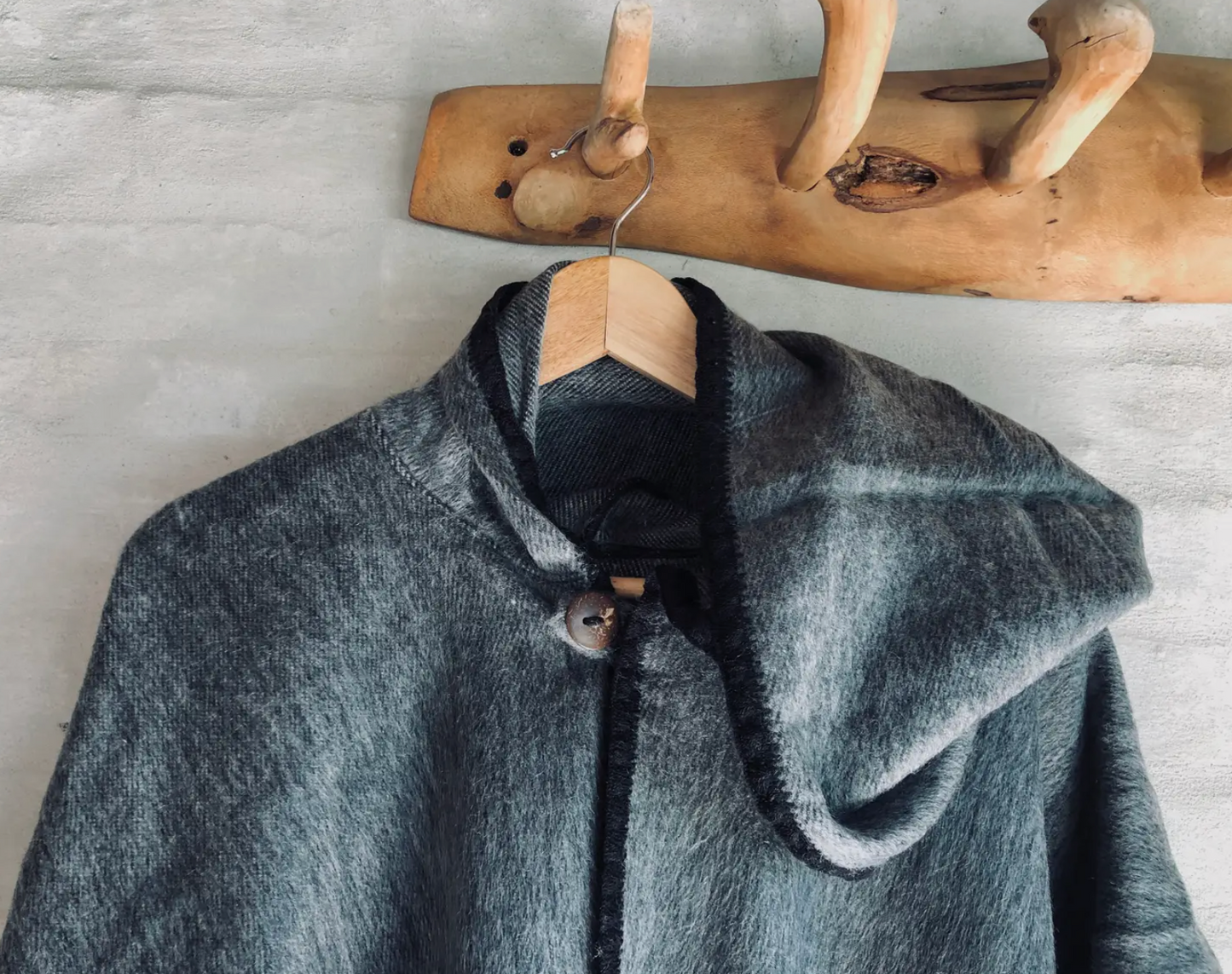 Hooded Alpaca Cape