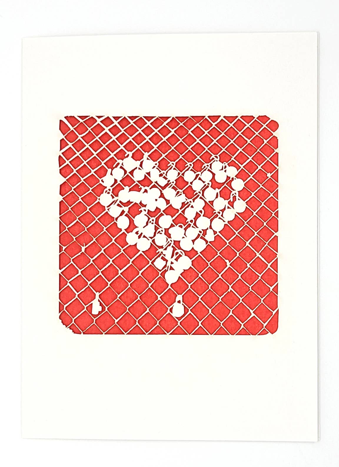 Heart Shaped Bike Lock Card