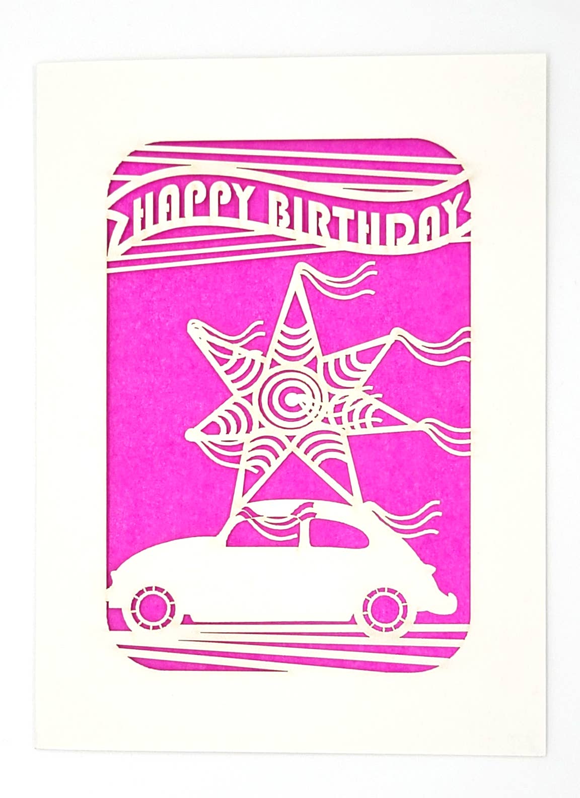 VW Piñata Happy Birthday Card