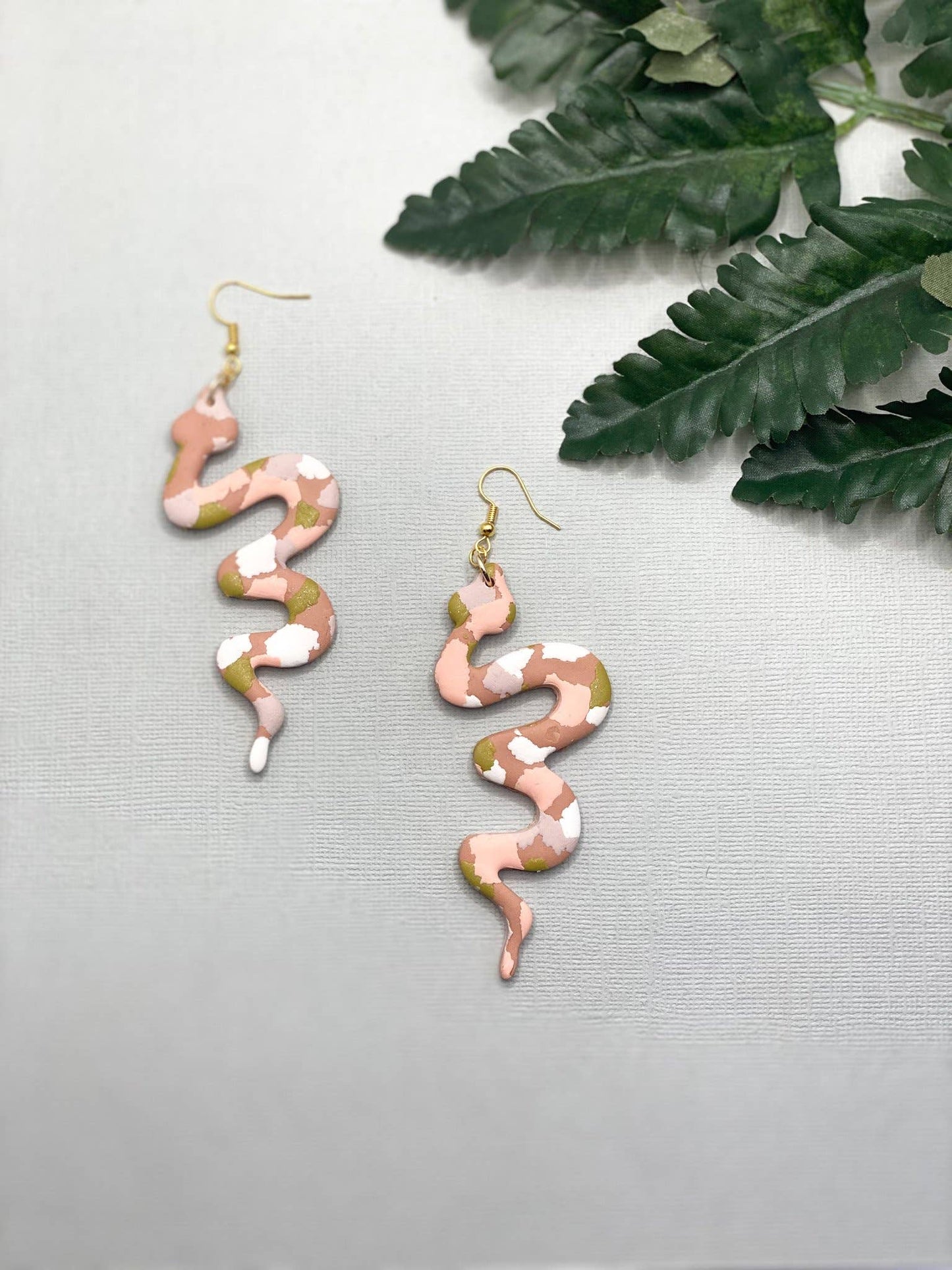Terrazzo Snakes Earrings